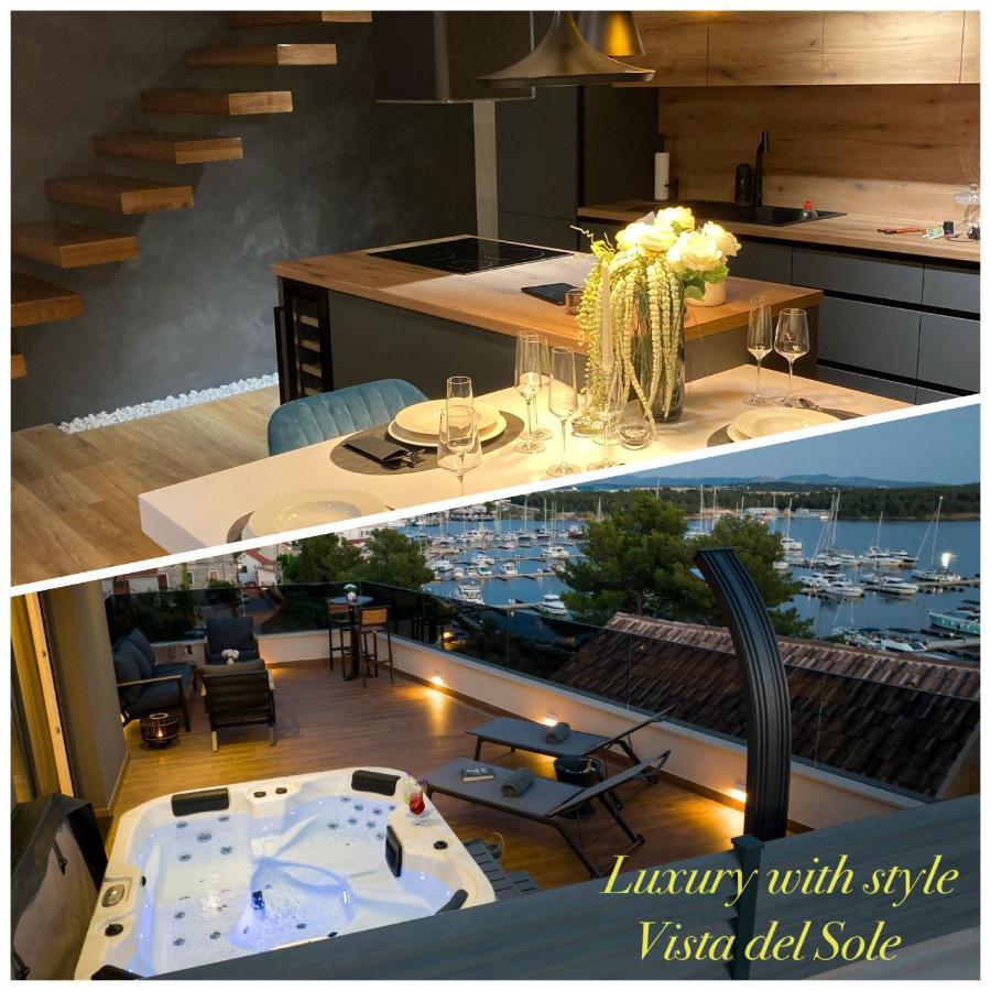 Luxury Apartment Vista Del Sole 시베니크 외부 사진